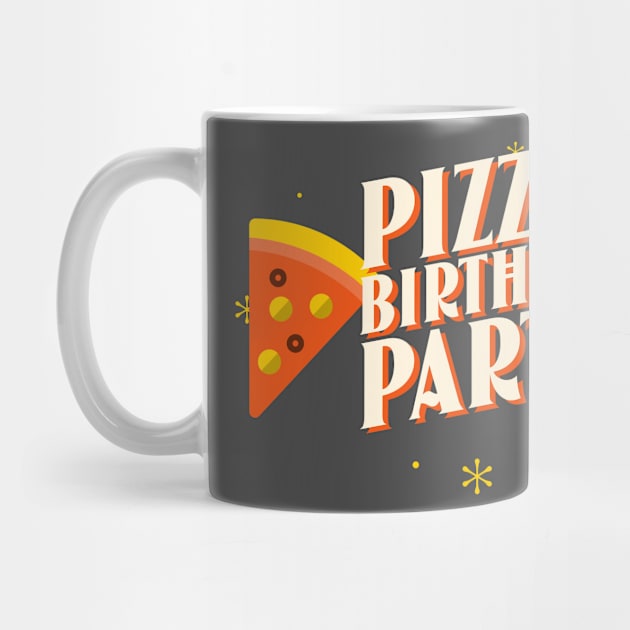 Pizza birthday party, pizza party, birthday by One Eyed Cat Design